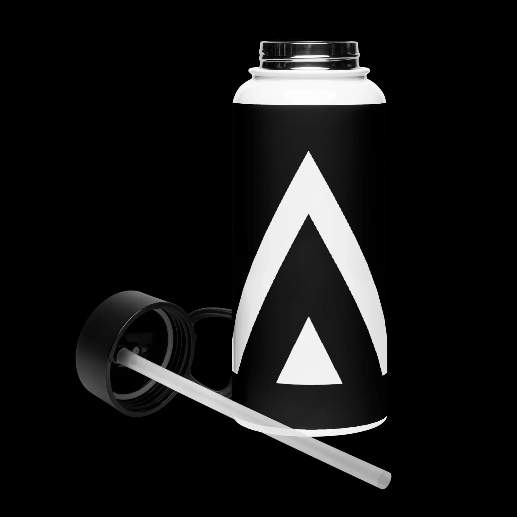 Stainless steel water bottle with a straw lid – Εικόνα 4 από 7