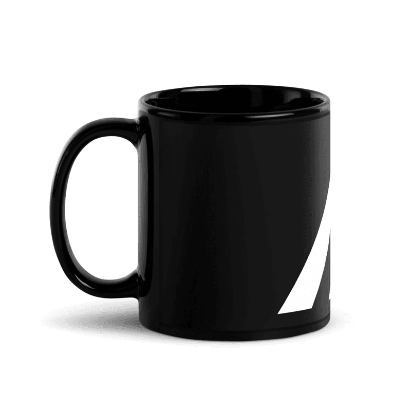 Black Glossy Mug – Black